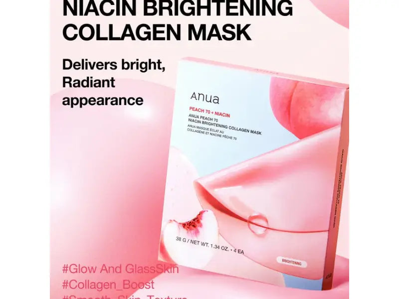 Anua Peach 70 Niacin Brightening Collagen Mask 38g-3