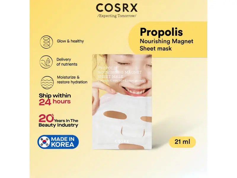 COSRX Full Fit Propolis Nourishing Magnet Sheet Mask 25ml-2