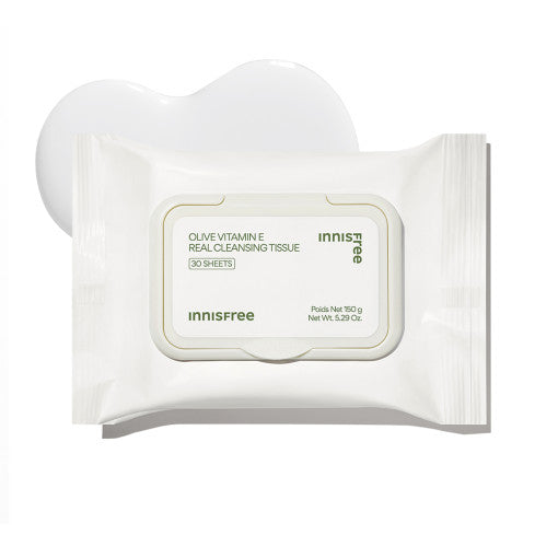 Innisfree Olive Vitamin E Real Cleansing Tissue 150g (30ea)