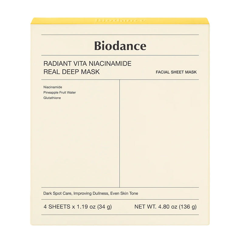 Biodance Radiant Vita Niacinamide Real Deep Mask 34g-1