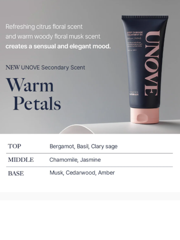 Unove Deep Damage Treatment EX 320ml - Warm Petal-4