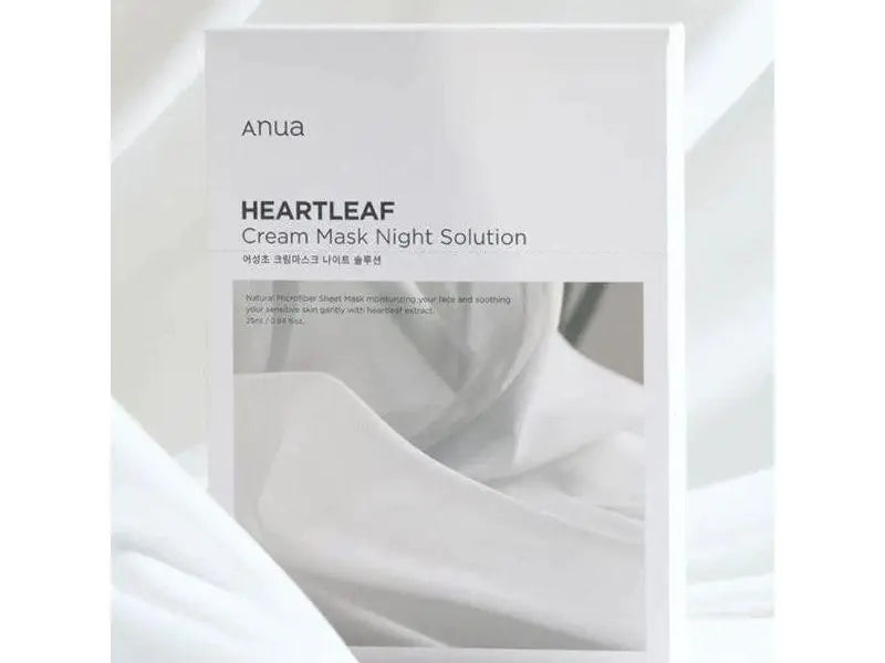 Anua Heartleaf Cream Night Solution Sheet Mask 25ml 1PC-0