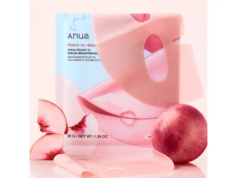 Anua Peach 70 Niacin Brightening Collagen Mask 38g-0