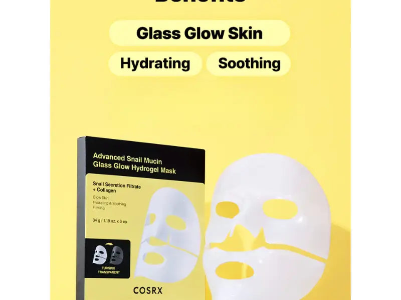 COSRX Advanced Snail Mucin Glass Glow Hydrogel Mask 35g-4