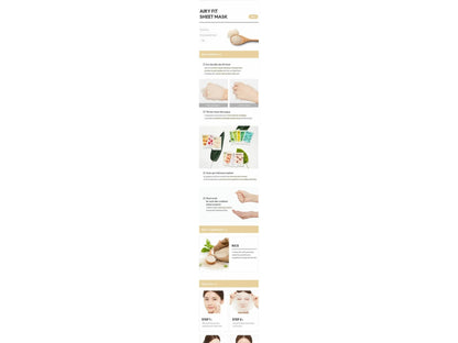 MISSHA Airy Fit Sheet Mask Rice-1