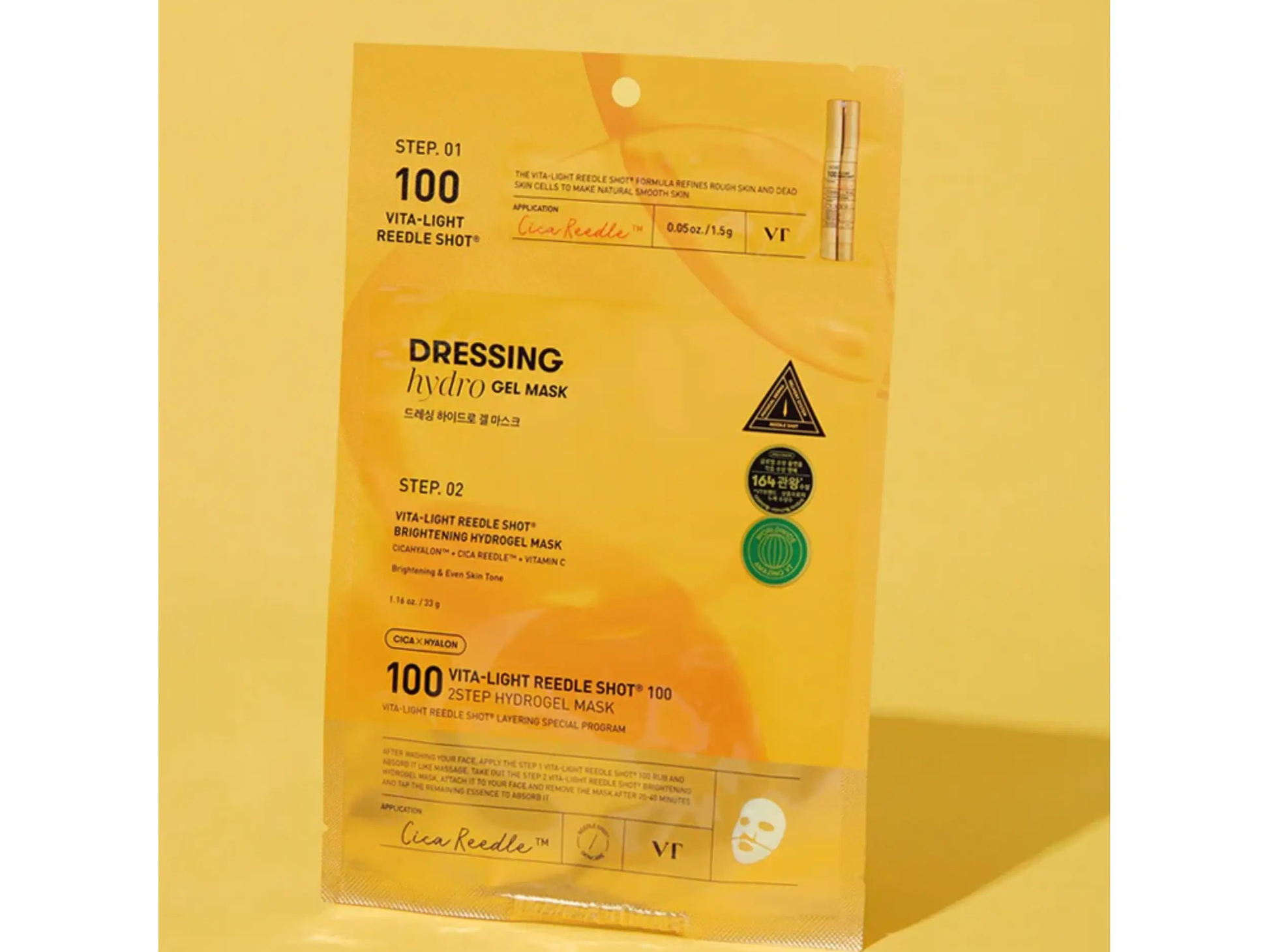 VT Vita-Light Reedle Shot 100 2-Step Hydrogel Mask 36g-0
