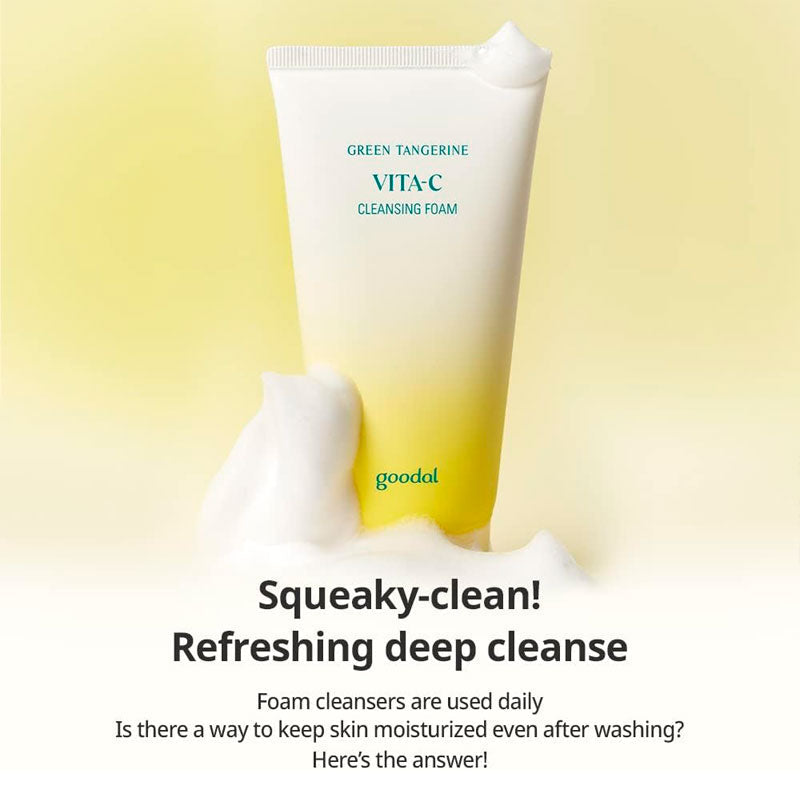 goodal Green Tangerine Vita C Cleansing Foam 150ml-2